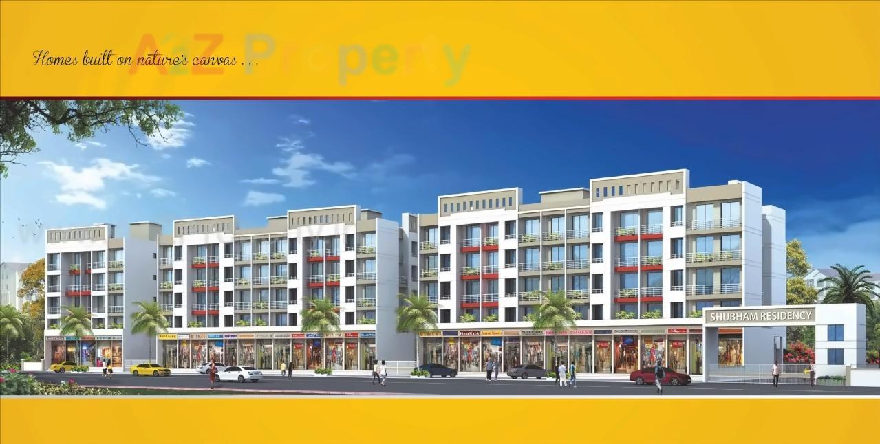 3D Elevation of real estate project Shubham Residency located at Pali, Raigarh, Maharashtra