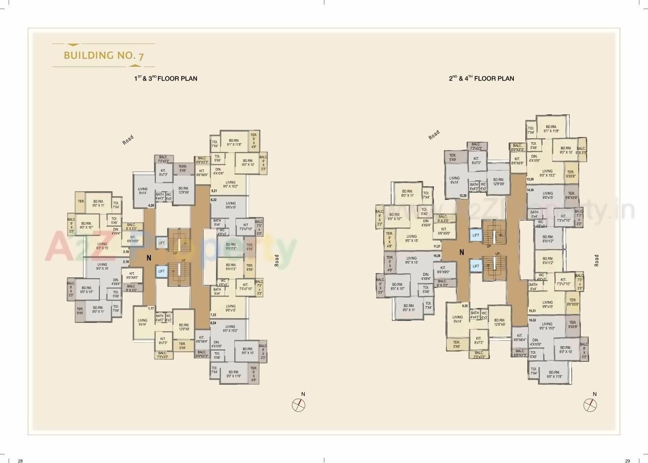 Layout of real estate project Siddhivinayak Garima located at Koyana-velhe, Raigarh, Maharashtra