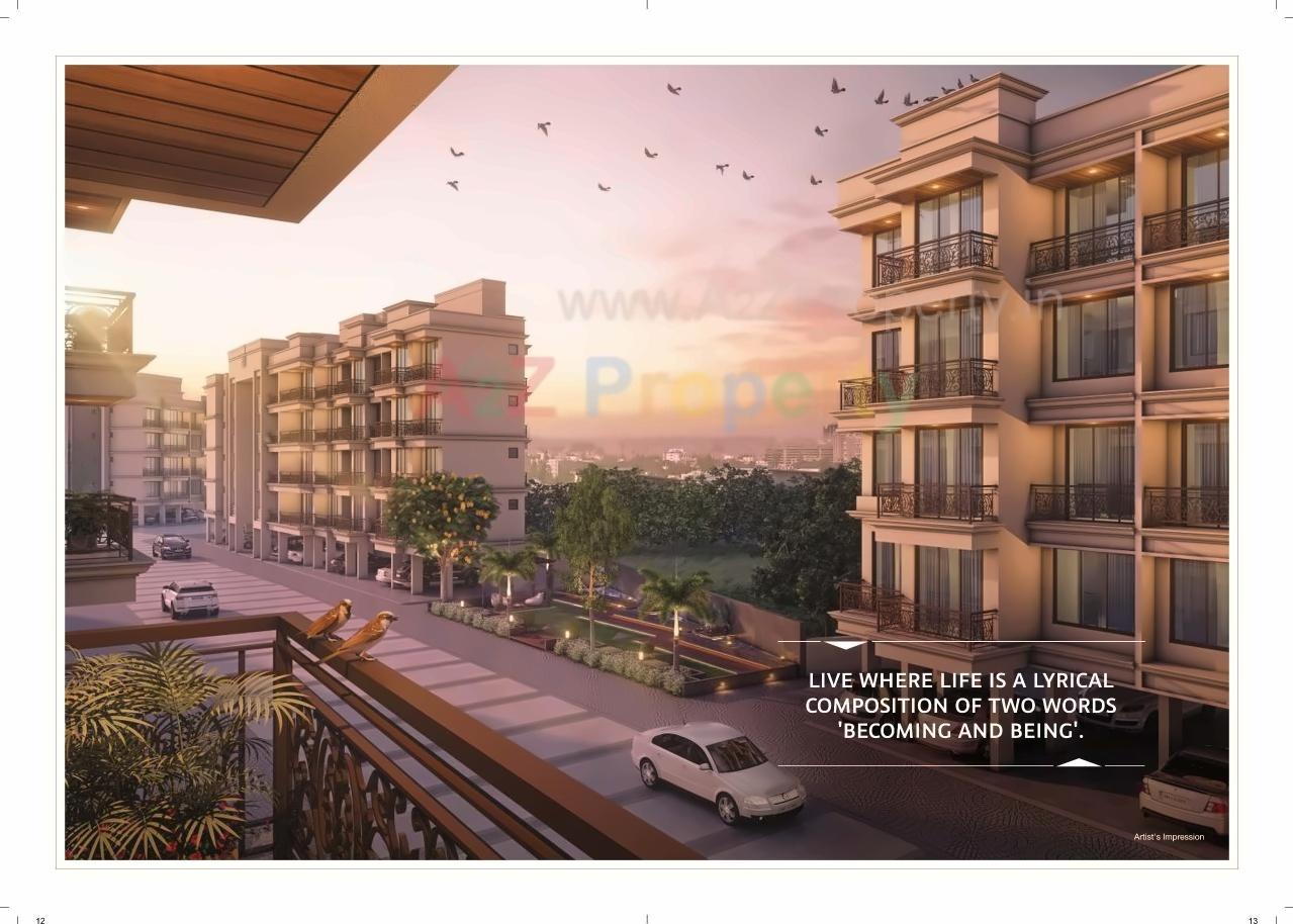 3D Elevation of real estate project Siddhivinayak Garima located at Koyana-velhe, Raigarh, Maharashtra