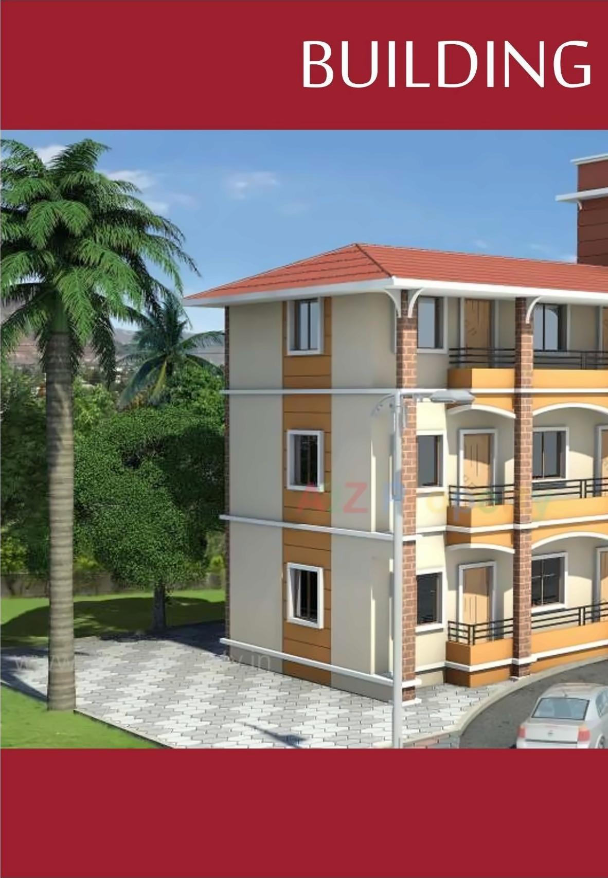 3D Elevation of real estate project Siddhivinayak located at Warachiwadi, Raigarh, Maharashtra