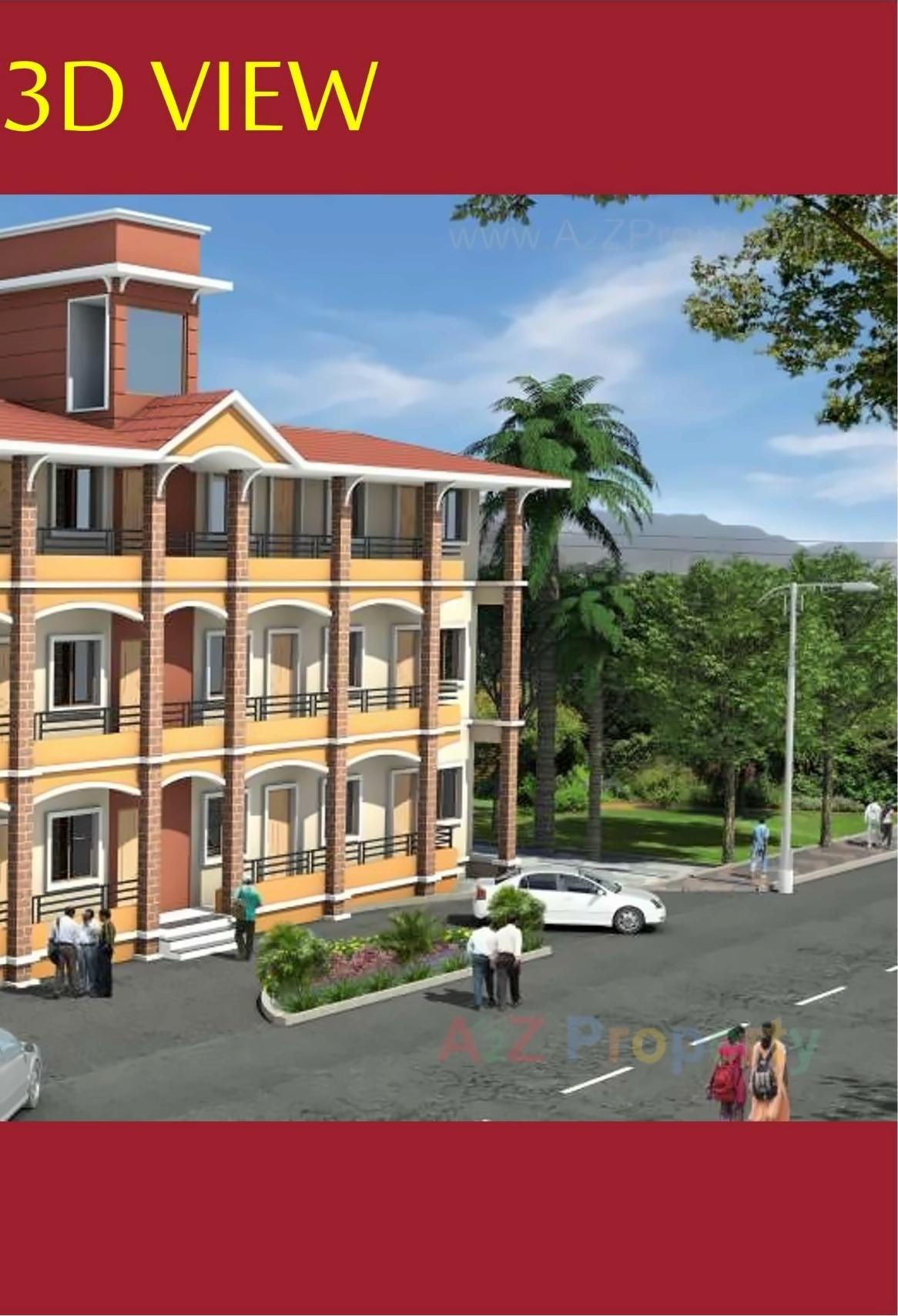 3D Elevation of real estate project Siddhivinayak located at Warachiwadi, Raigarh, Maharashtra