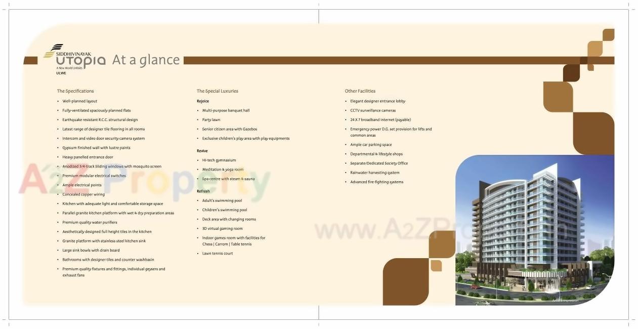  of real estate project Siddhivinayak Utopia located at Ulawe, Raigarh, Maharashtra