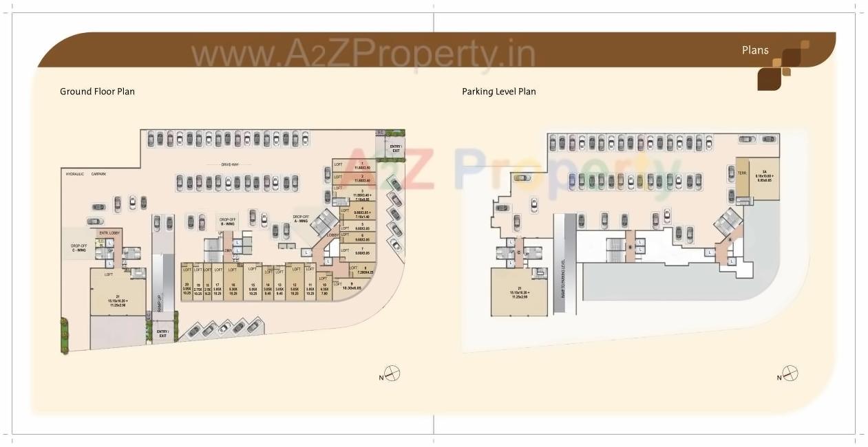 Layout of real estate project Siddhivinayak Utopia located at Ulawe, Raigarh, Maharashtra