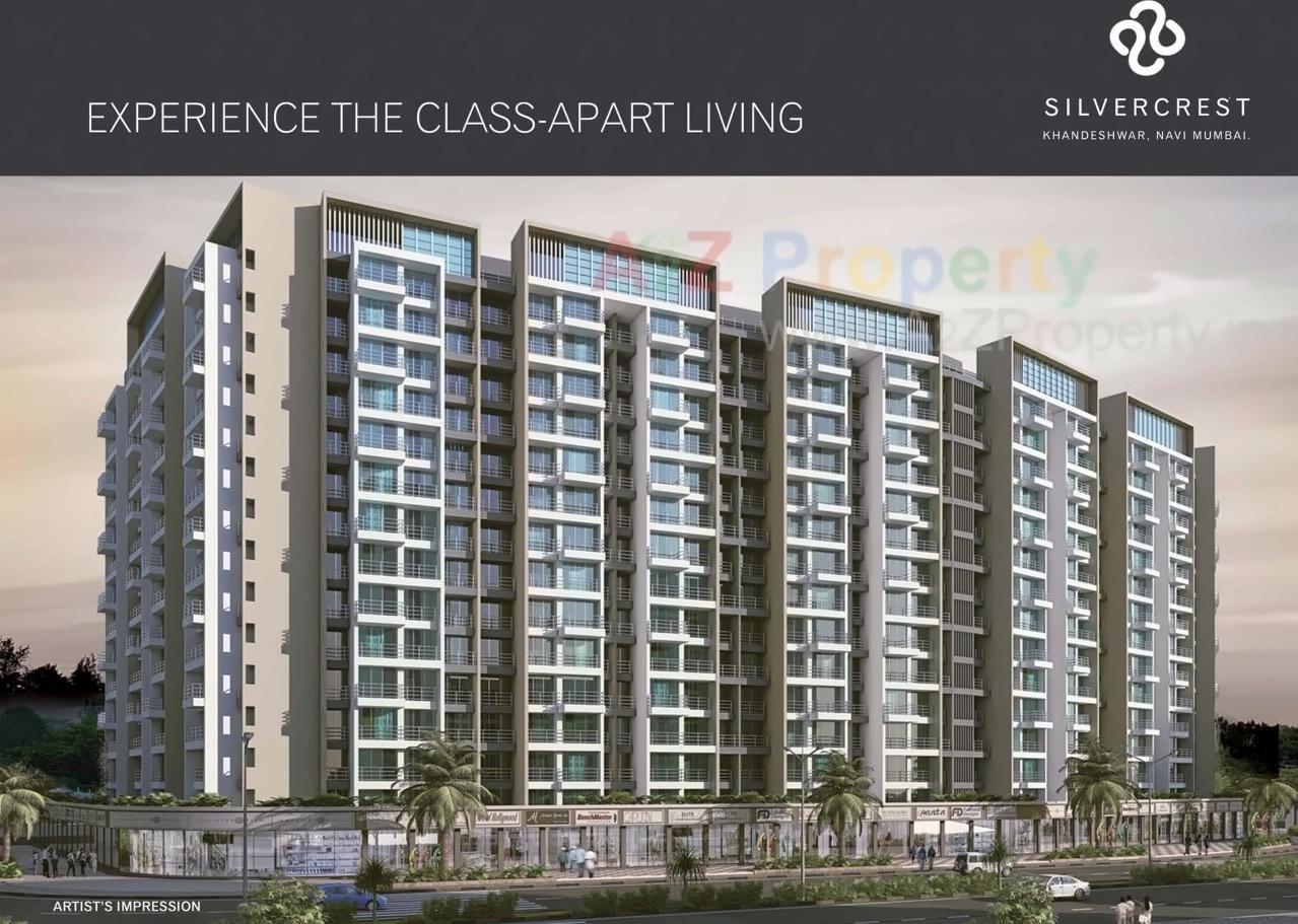 3D Elevation of real estate project Silver Crest located at Kamothe, Raigarh, Maharashtra