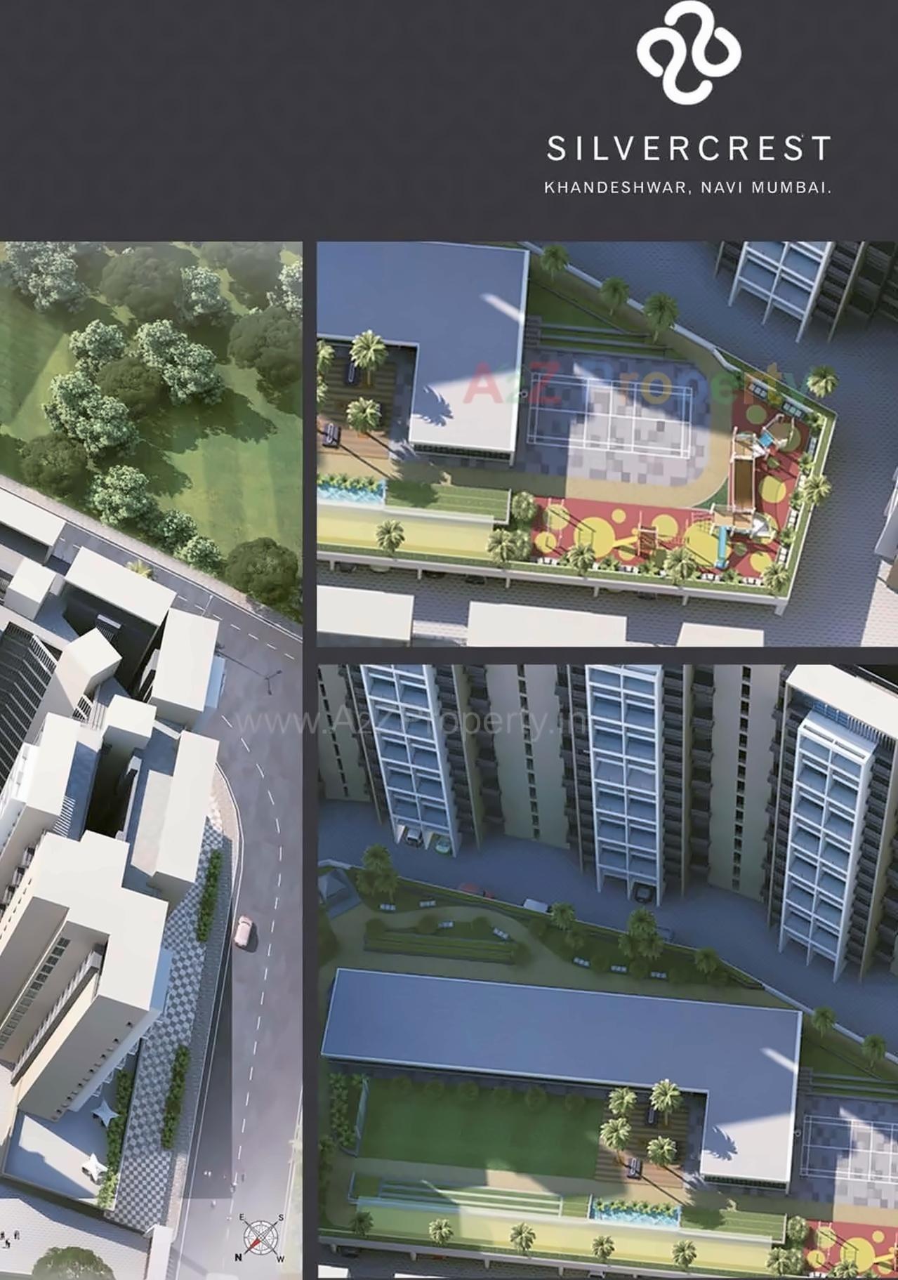 3D Elevation of real estate project Silver Crest located at Kamothe, Raigarh, Maharashtra