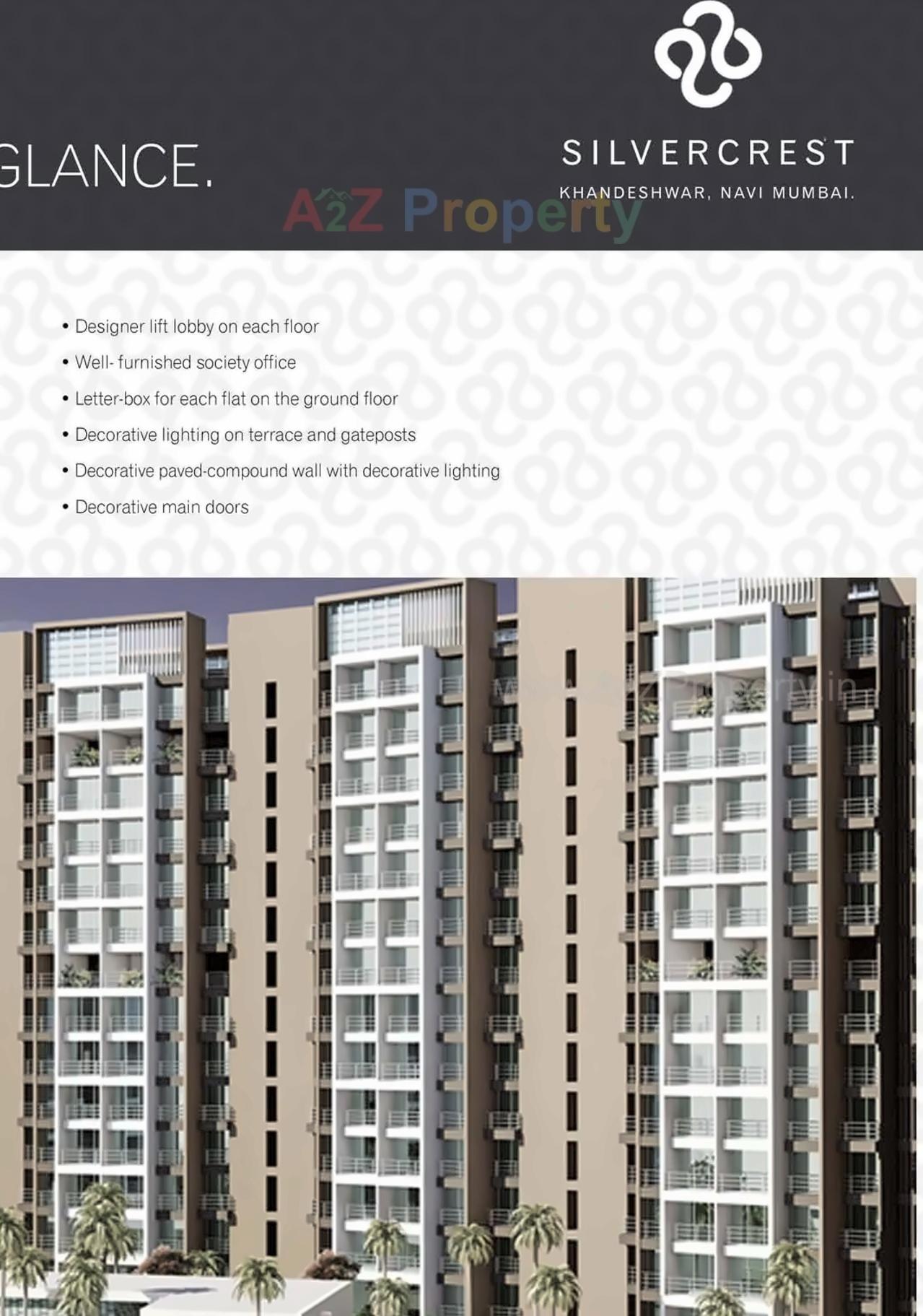 3D Elevation of real estate project Silver Crest located at Kamothe, Raigarh, Maharashtra