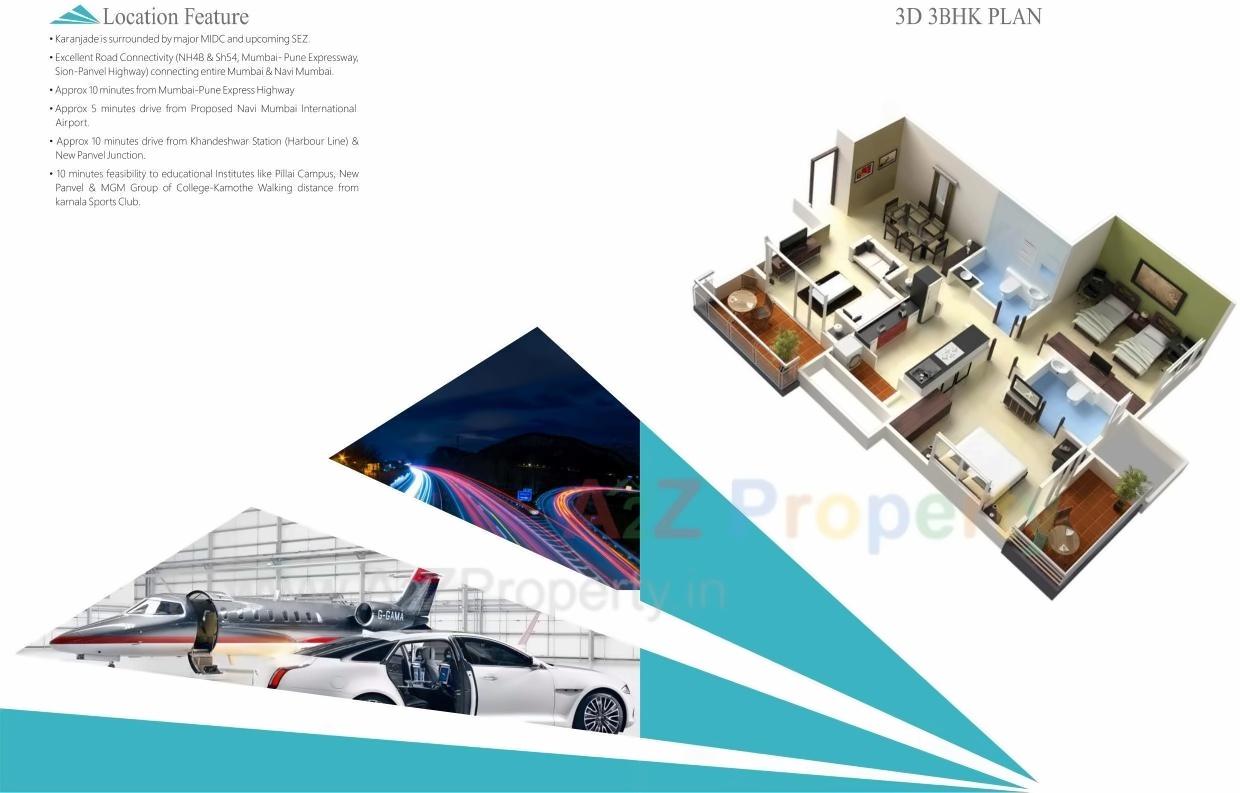  of real estate project Skyline Corner located at Karanjade, Raigarh, Maharashtra