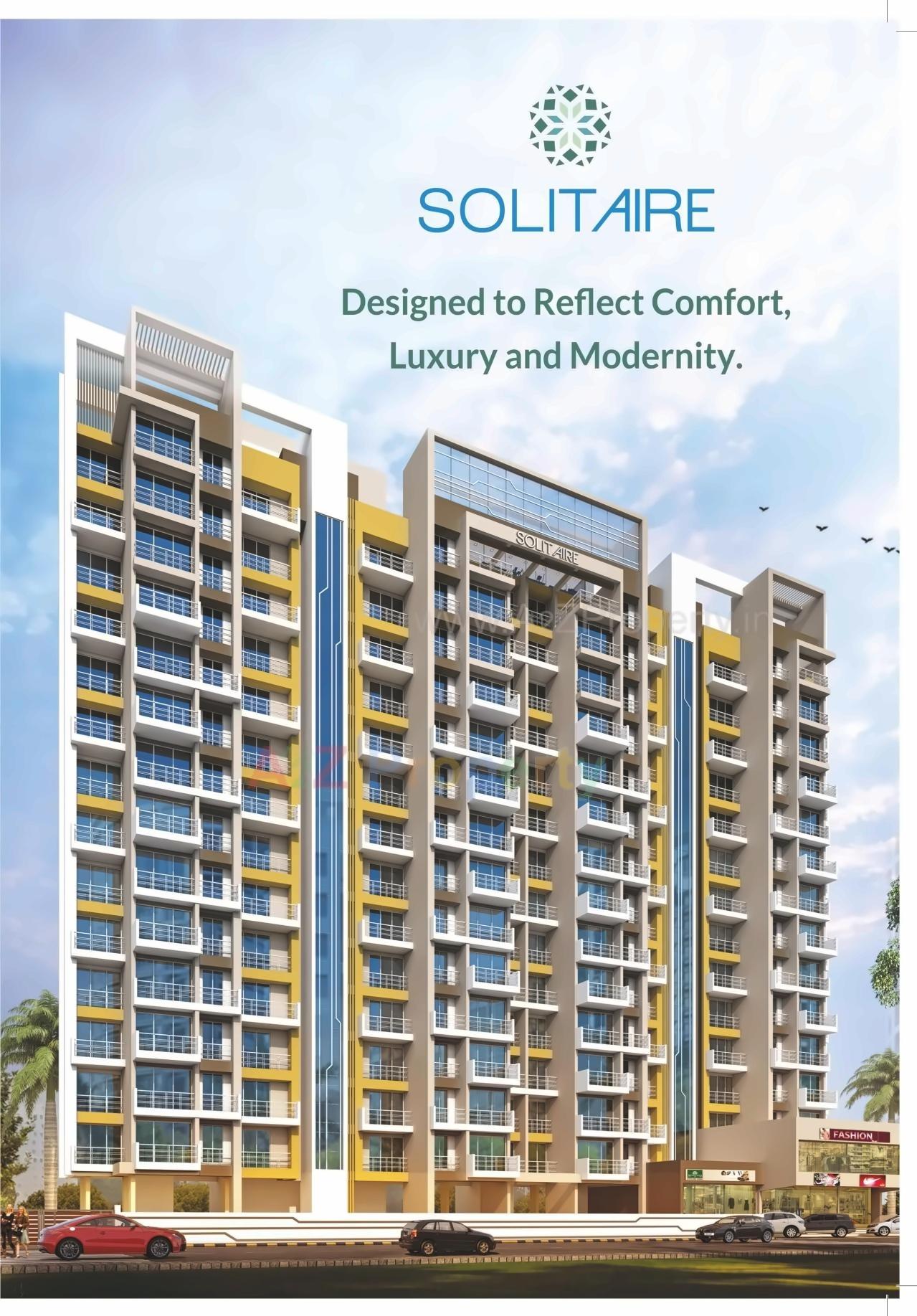 3D Elevation of real estate project Solitaire located at New-panvel, Raigarh, Maharashtra