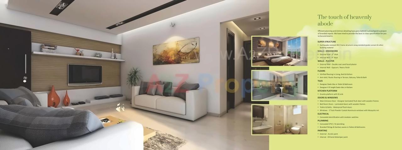 3D Elevation of real estate project Sparsh located at Shedung, Raigarh, Maharashtra