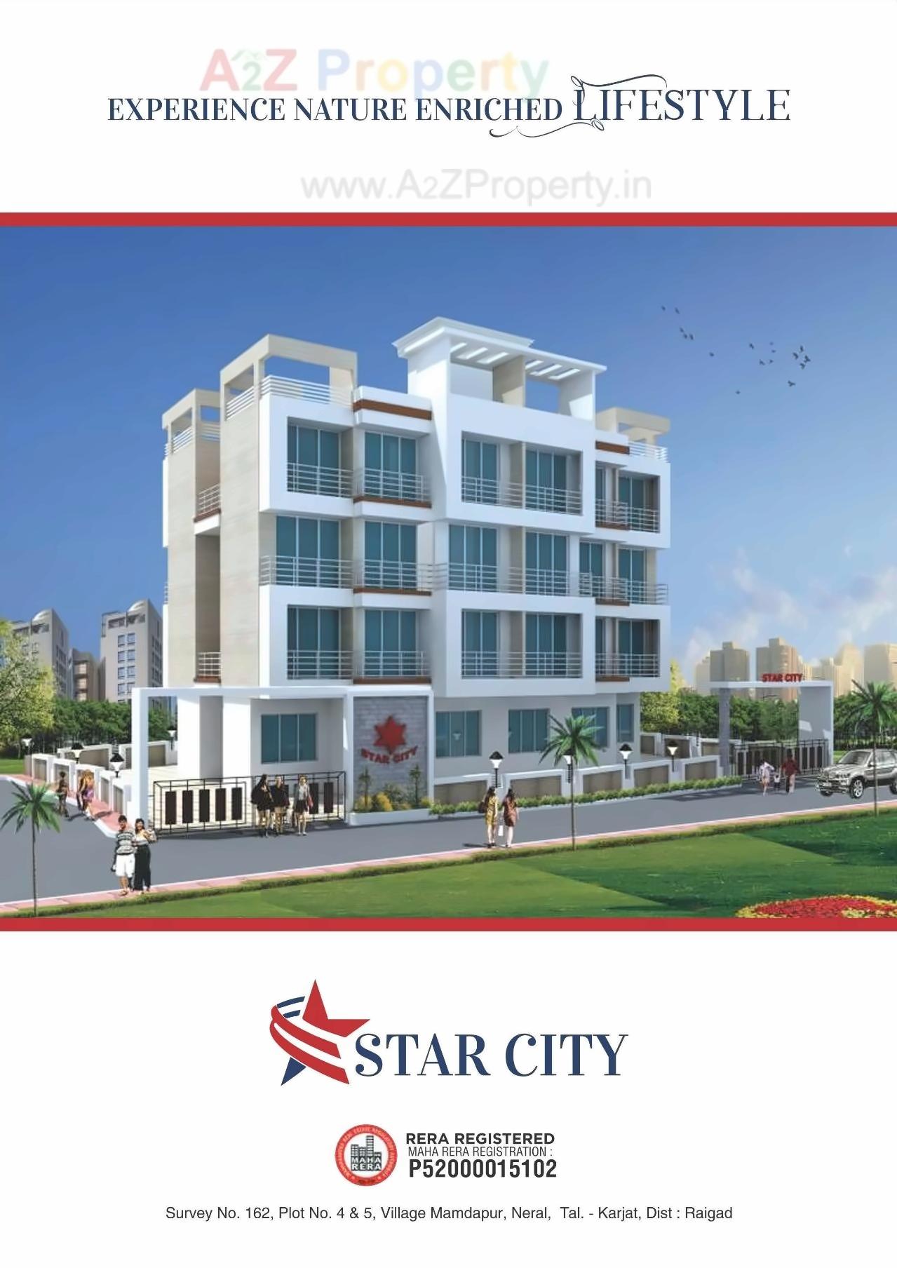 3D Elevation of real estate project Star City located at Mamdapur, Raigarh, Maharashtra