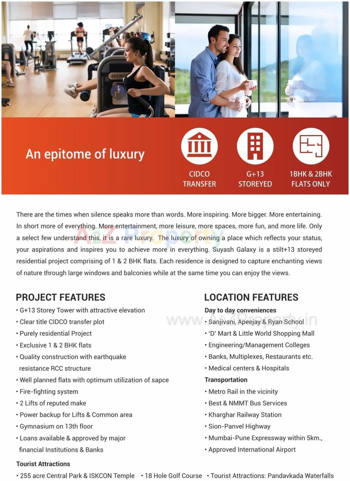  of real estate project Suyash Galaxy located at Kharghar, Raigarh, Maharashtra