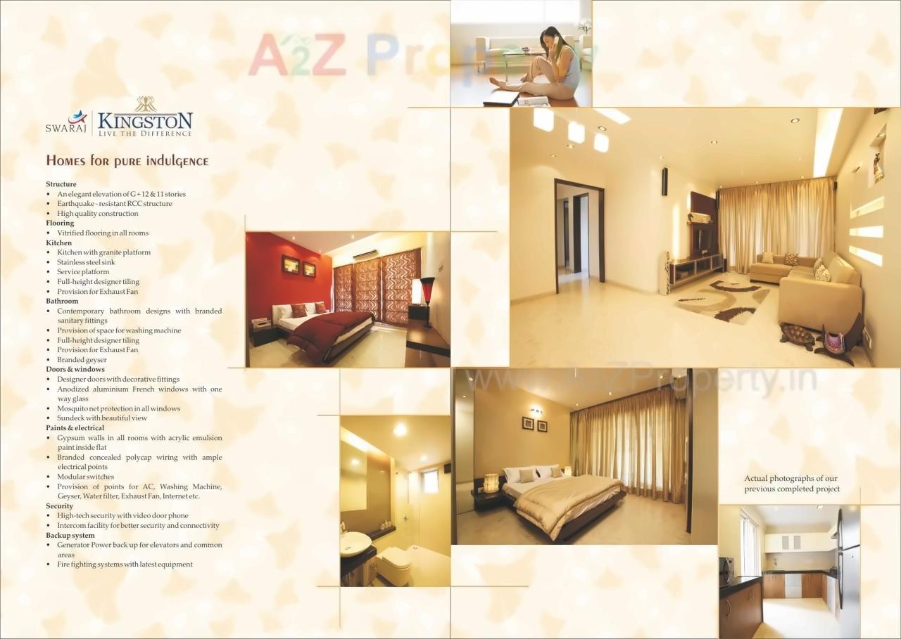 Layout of real estate project Swaraj Kingston located at Ulawe, Raigarh, Maharashtra