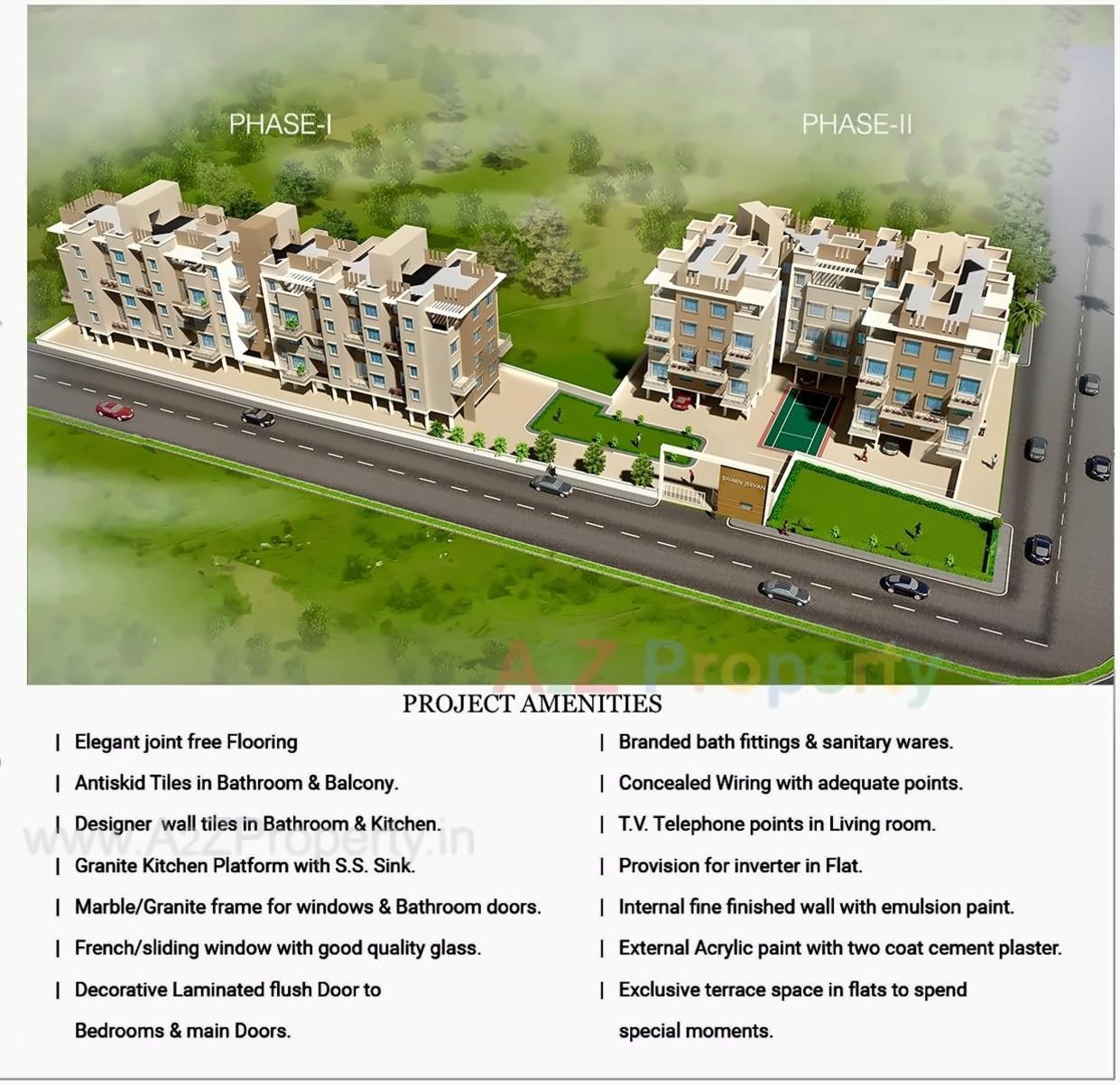 Layout of real estate project Swarn Jeevan located at Taloje-majkur, Raigarh, Maharashtra