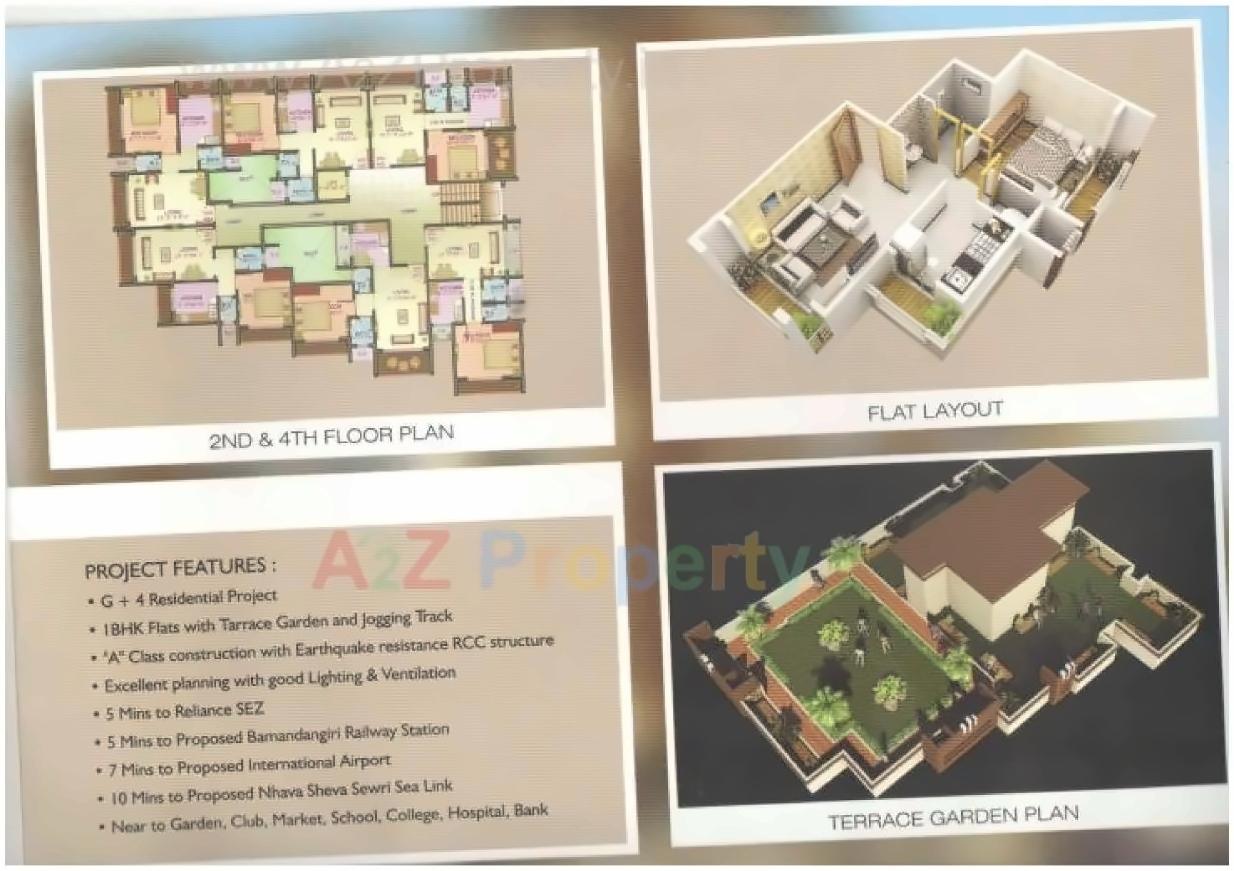  of real estate project Thakur Galaxy located at Ulawe, Raigarh, Maharashtra