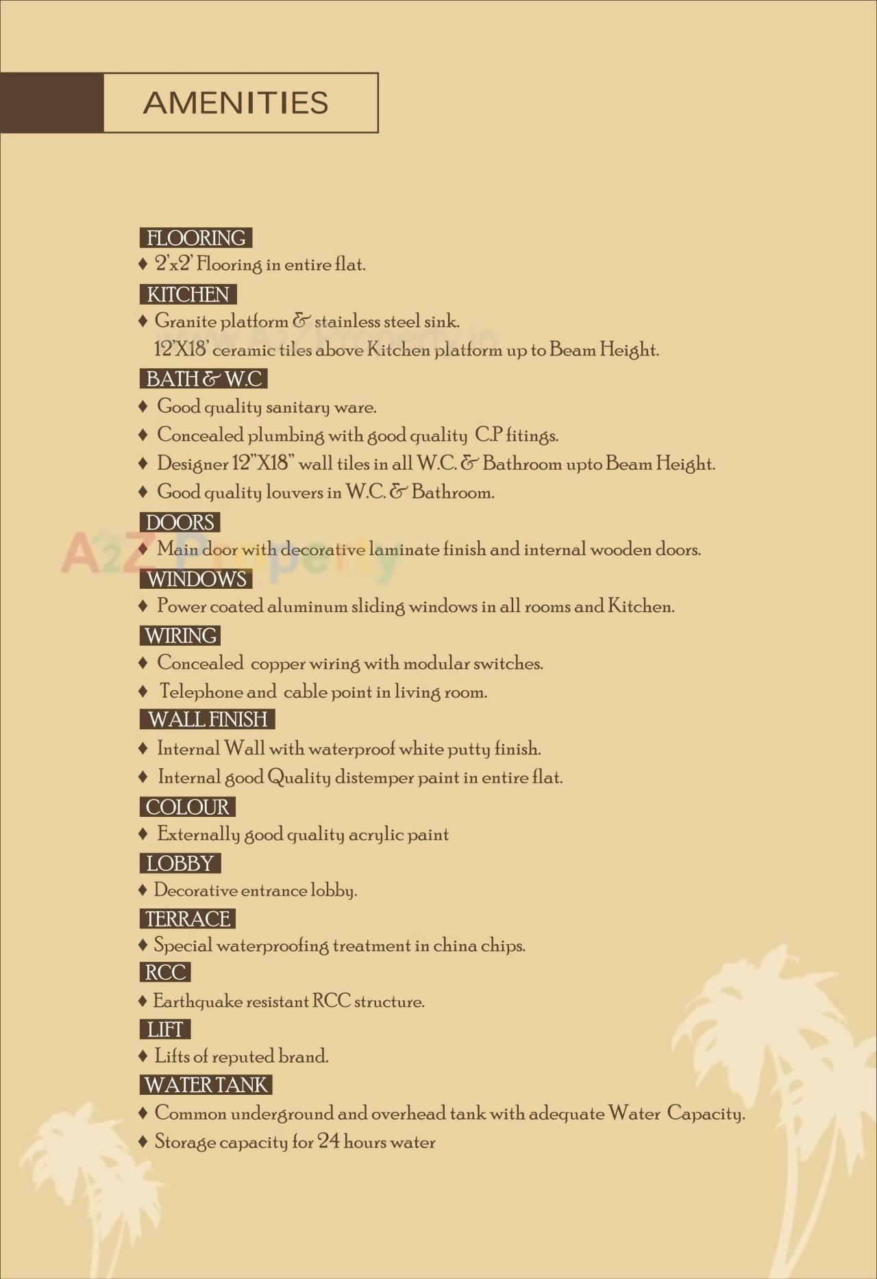  of real estate project The Palm Oak located at Ulawe, Raigarh, Maharashtra