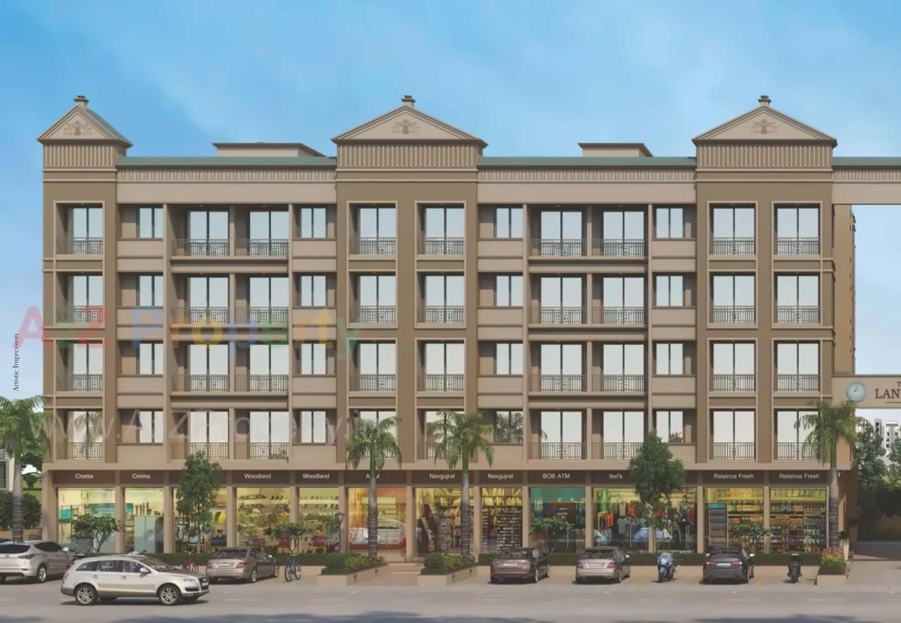 3D Elevation of real estate project Tulsi Landmark located at Diksal, Raigarh, Maharashtra