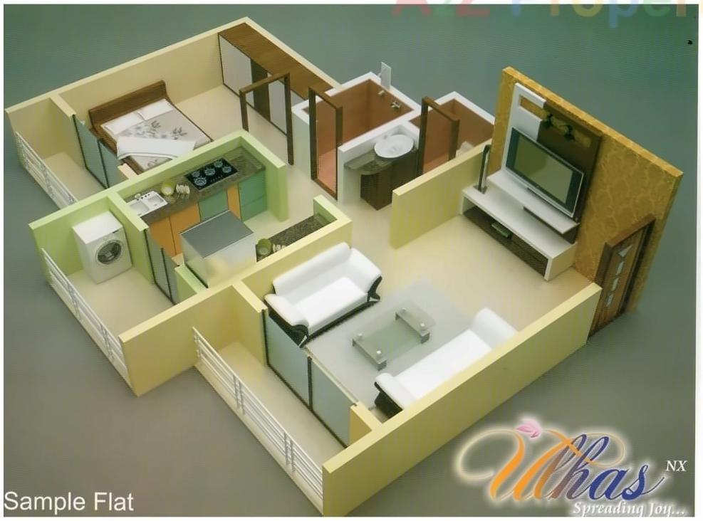 Layout of real estate project Ulhas   Nx located at Mamdapur, Raigarh, Maharashtra
