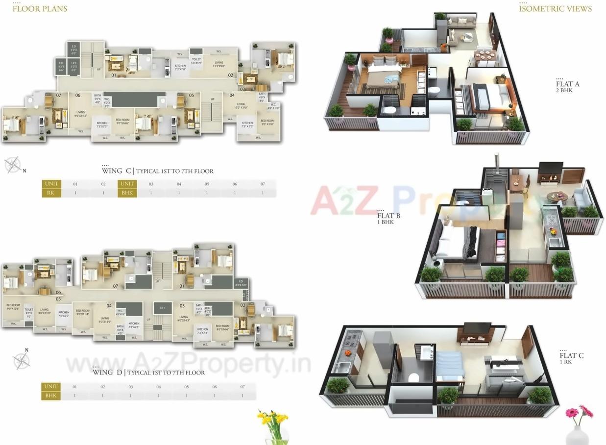 Layout of real estate project Unimont Empire located at Khopoli, Raigarh, Maharashtra