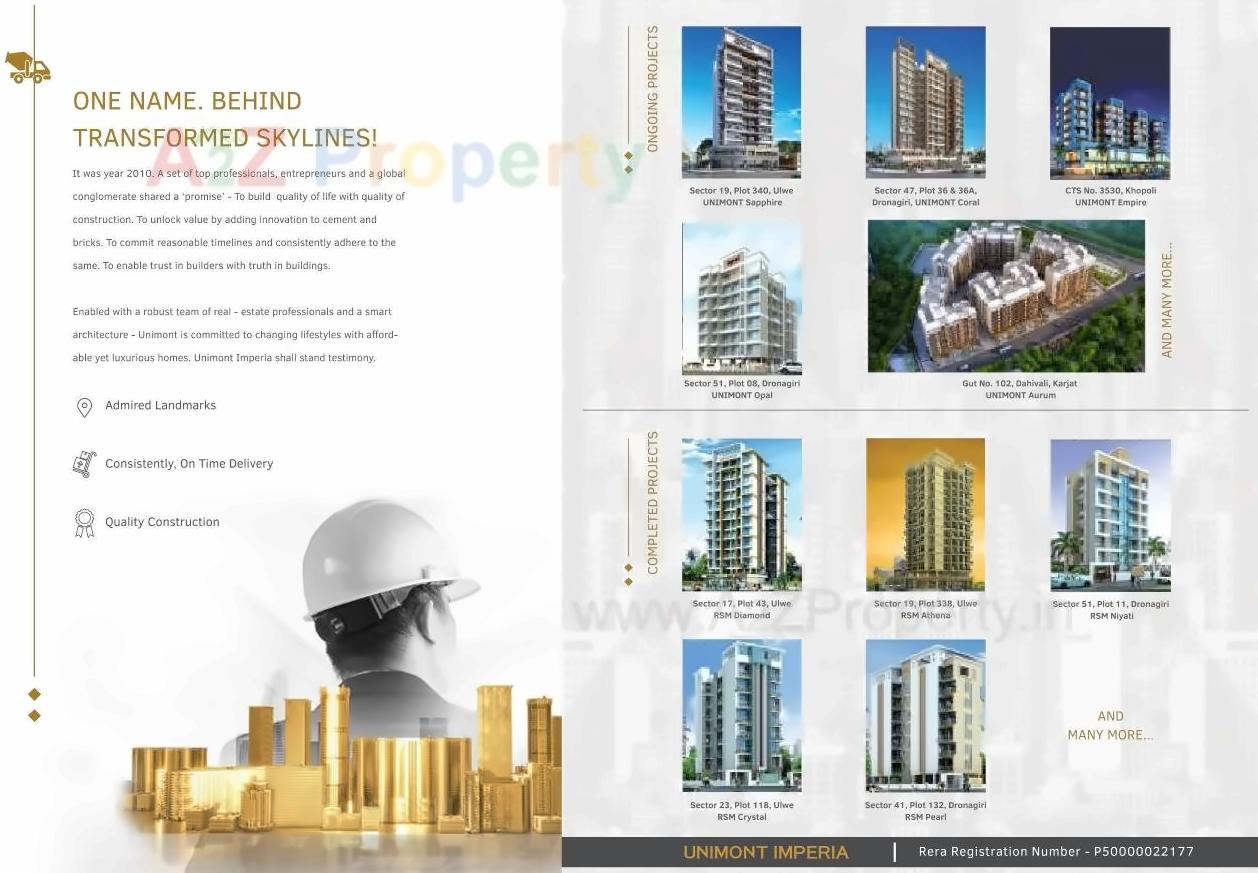  of real estate project Unimont Imperia located at Warose-tarf-wankhal, Raigarh, Maharashtra