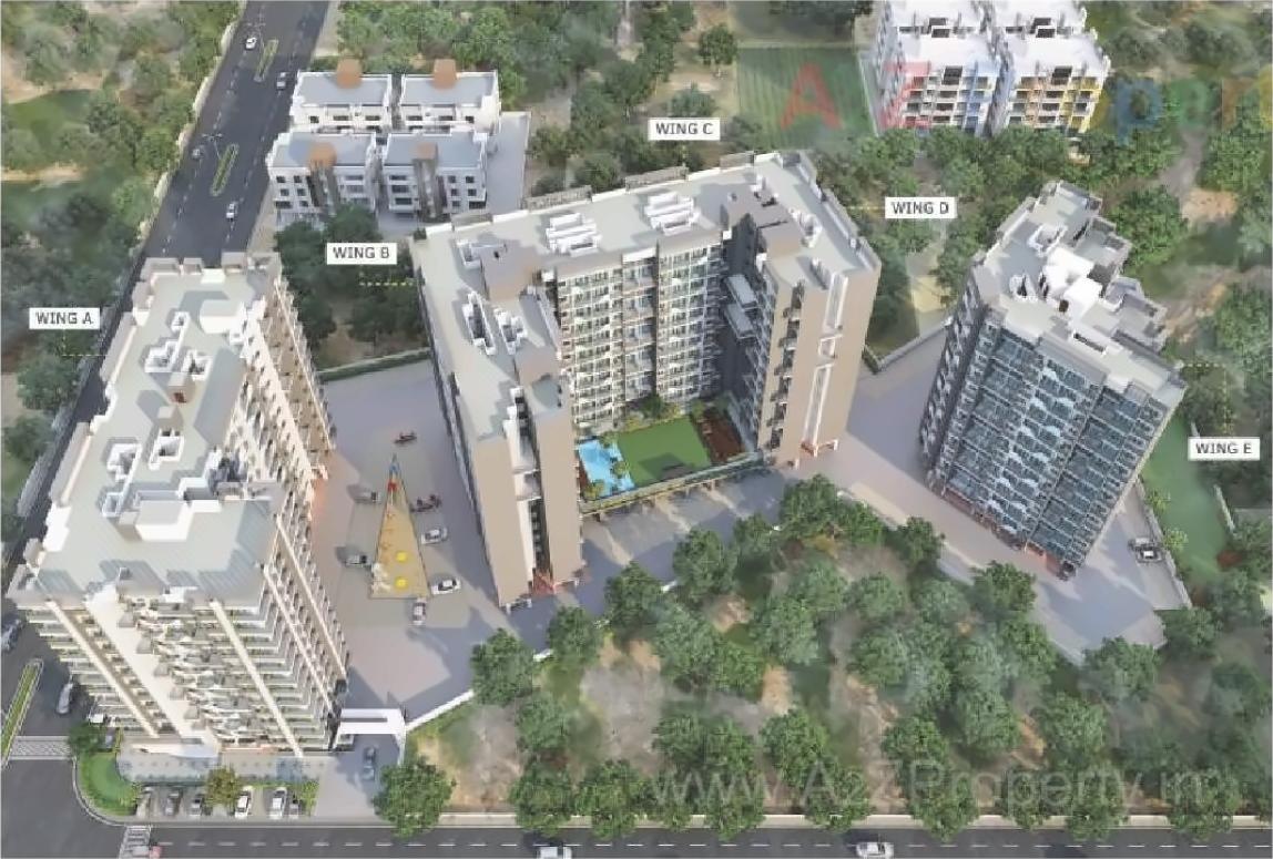 3D Elevation of real estate project Unimont Imperia located at Warose-tarf-wankhal, Raigarh, Maharashtra