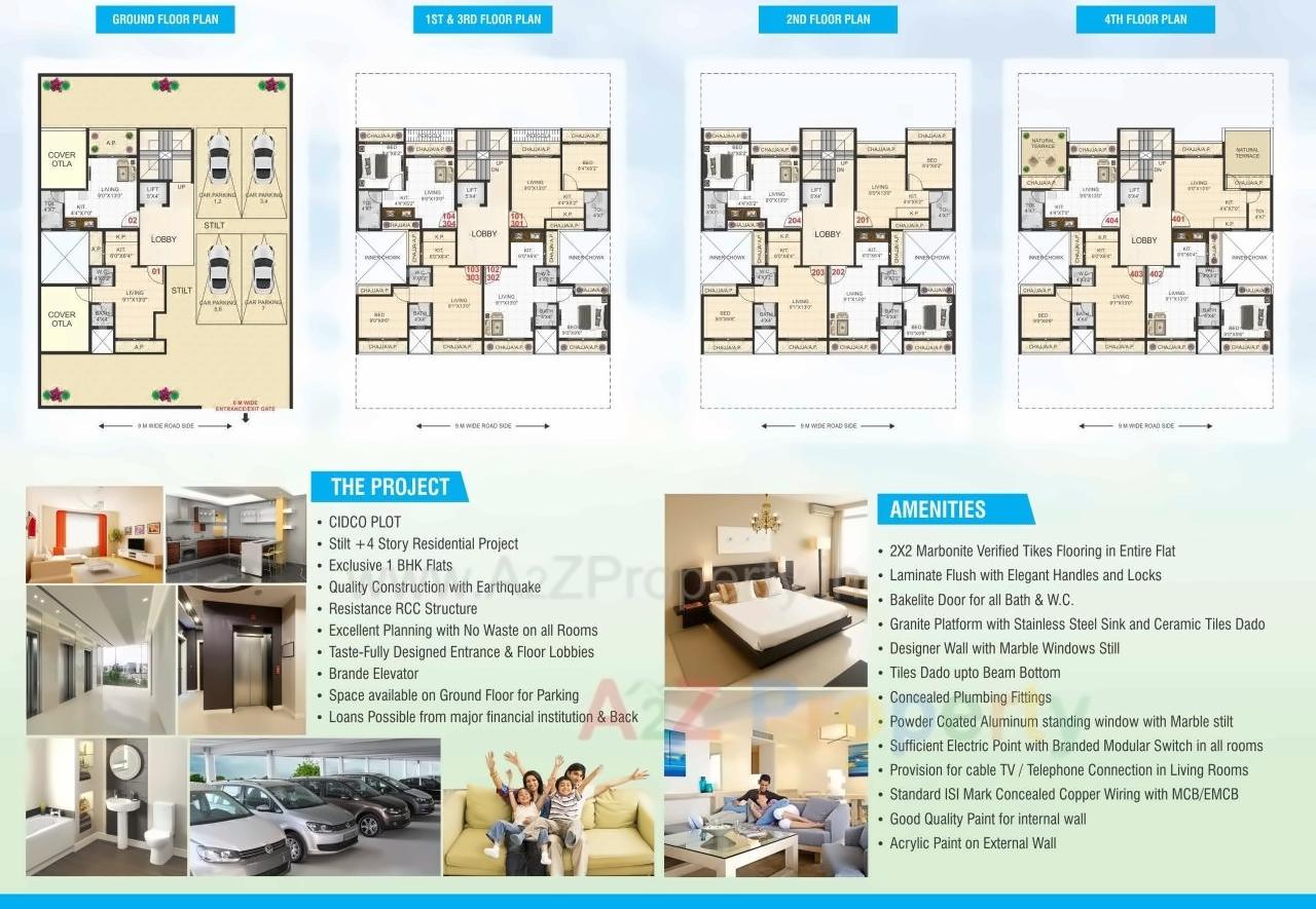 Layout of real estate project V Vastu located at Vadghar-ct, Raigarh, Maharashtra