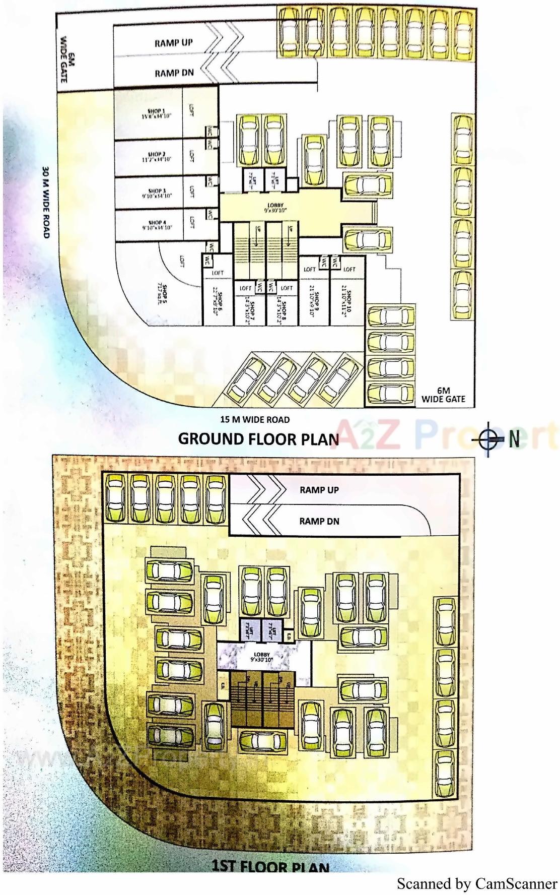 Layout of real estate project Vaastu Sai located at Ulawe, Raigarh, Maharashtra