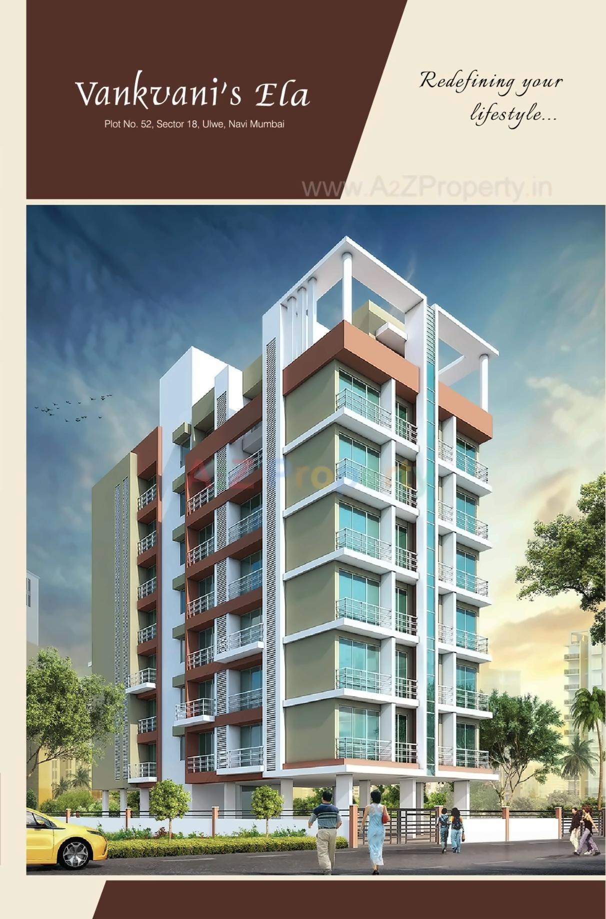 3D Elevation of real estate project Vankvanis Ela located at Ulawe, Raigarh, Maharashtra
