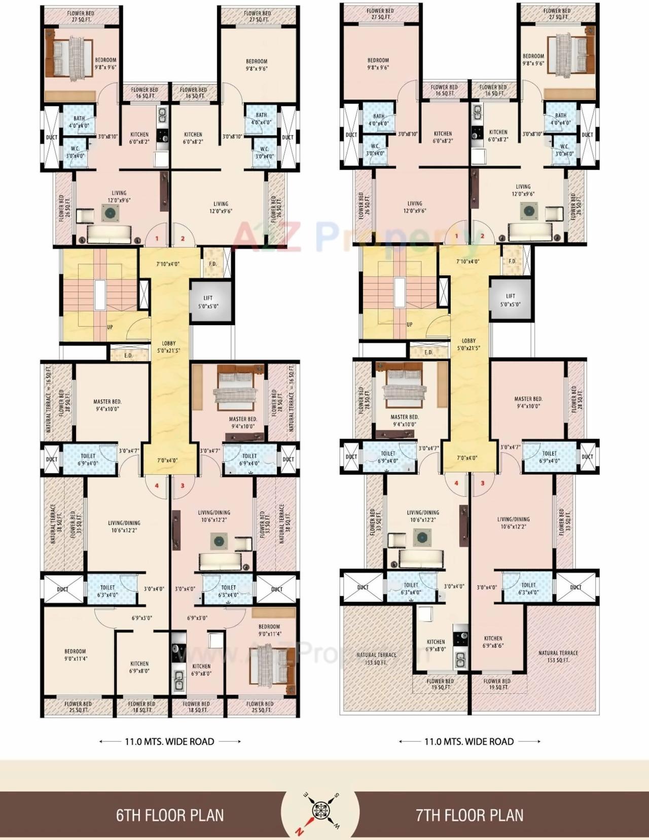 Layout of real estate project Vankvanis Ela located at Ulawe, Raigarh, Maharashtra