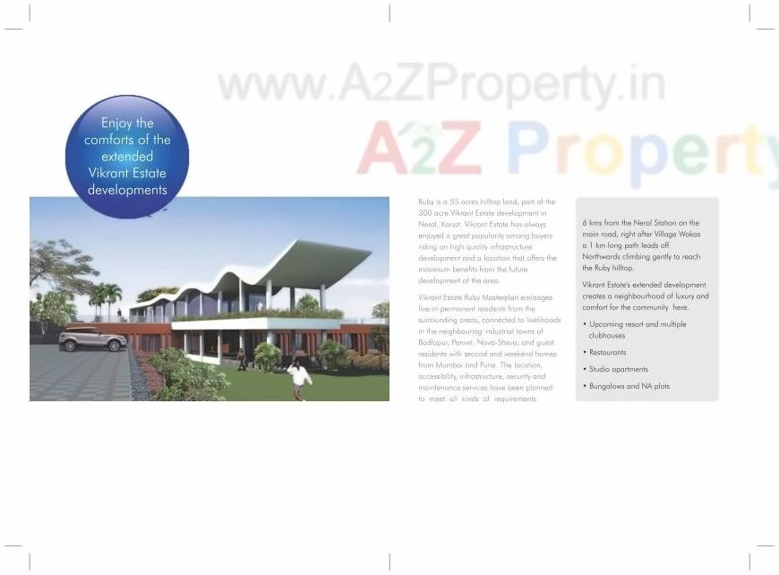  of real estate project Vikrant Estate Ruby located at Vakas, Raigarh, Maharashtra