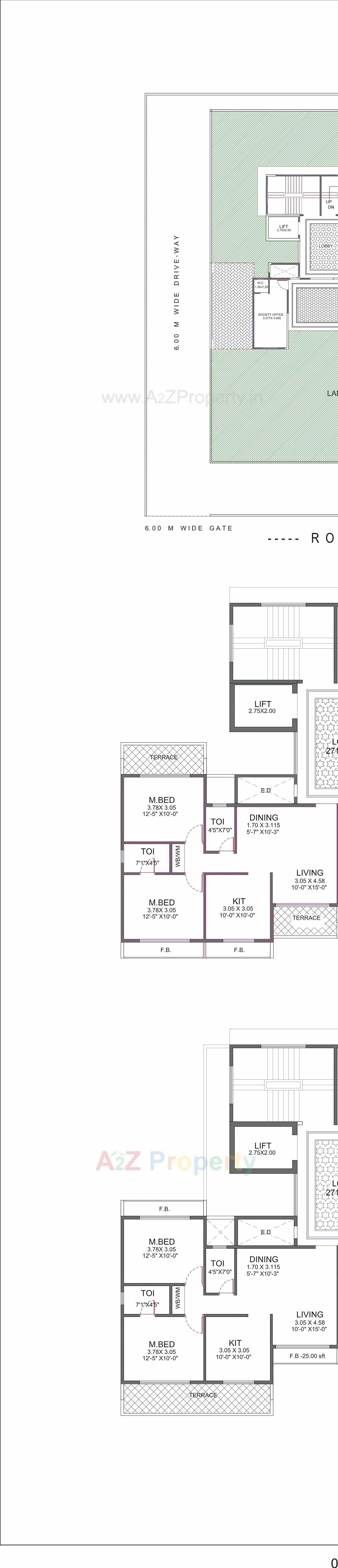 Layout of real estate project Vishwa Hans located at Kharghar, Raigarh, Maharashtra