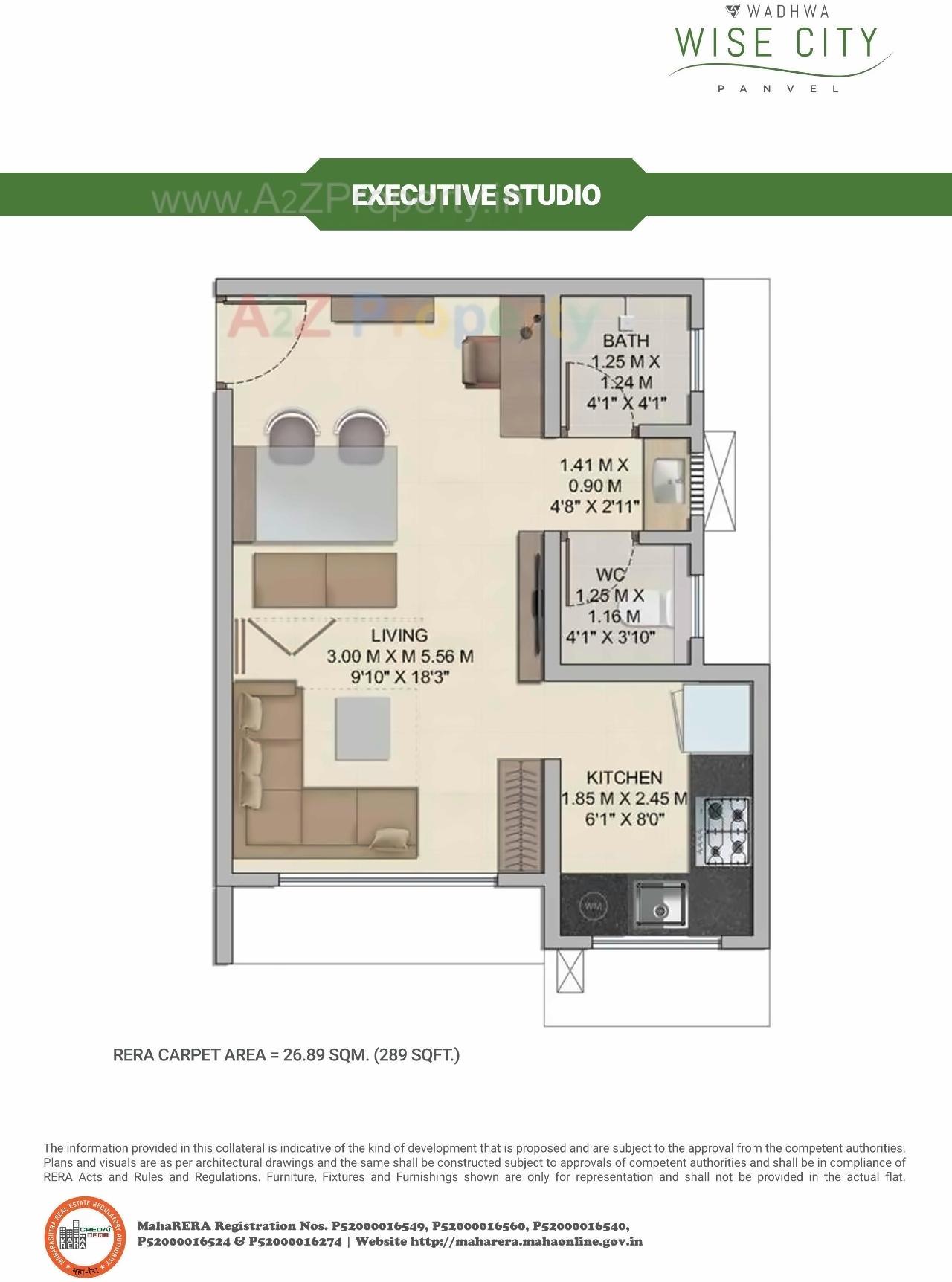 Layout of real estate project Wise City, South Block , Plot Rz located at Wardoli, Raigarh, Maharashtra
