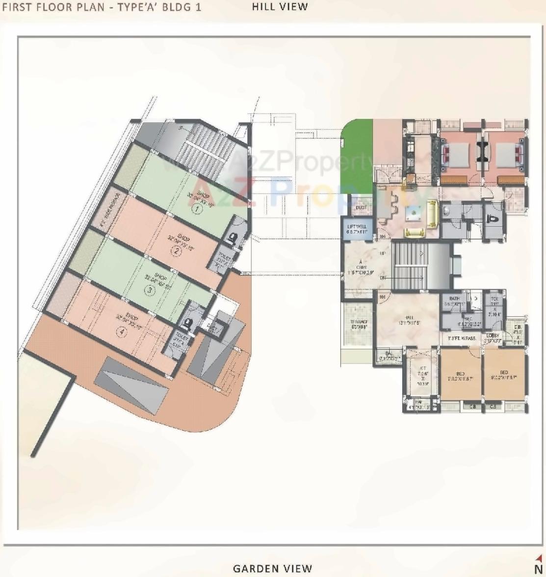 Layout of real estate project Yashdeep Residency located at Khalapur, Raigarh, Maharashtra