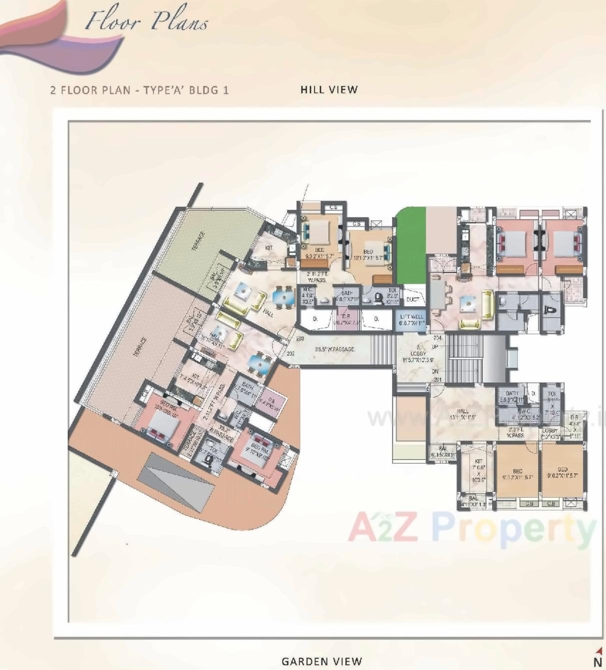 Layout of real estate project Yashdeep Residency located at Khalapur, Raigarh, Maharashtra
