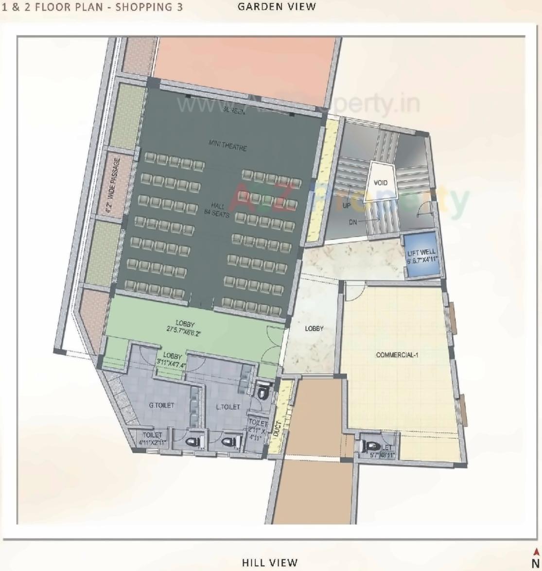 Layout of real estate project Yashdeep Residency located at Khalapur, Raigarh, Maharashtra