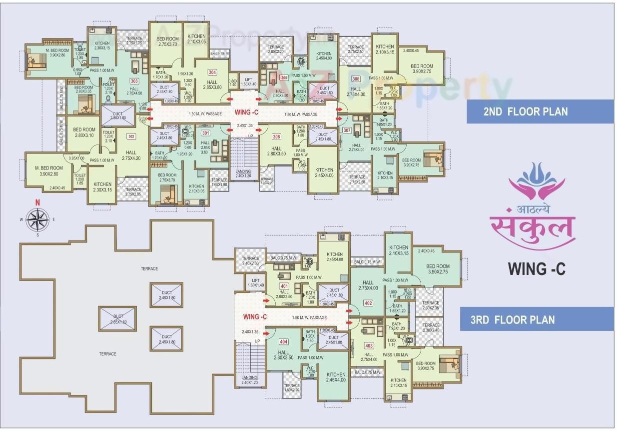 Layout of real estate project Aathley Sankul located at Rahataghar, Ratnagiri, Maharashtra