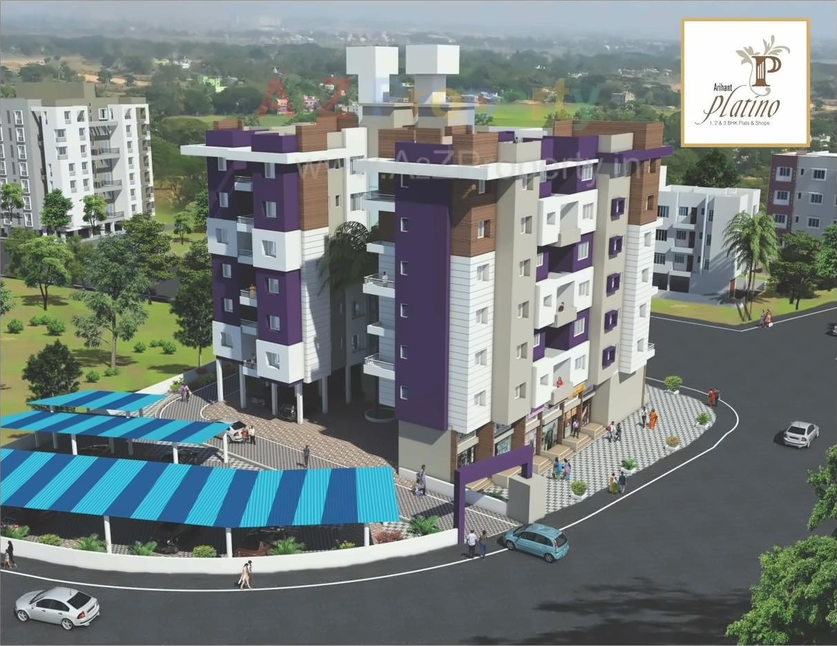 3D Elevation of real estate project Arihant Platino located at Nachane-ct, Ratnagiri, Maharashtra