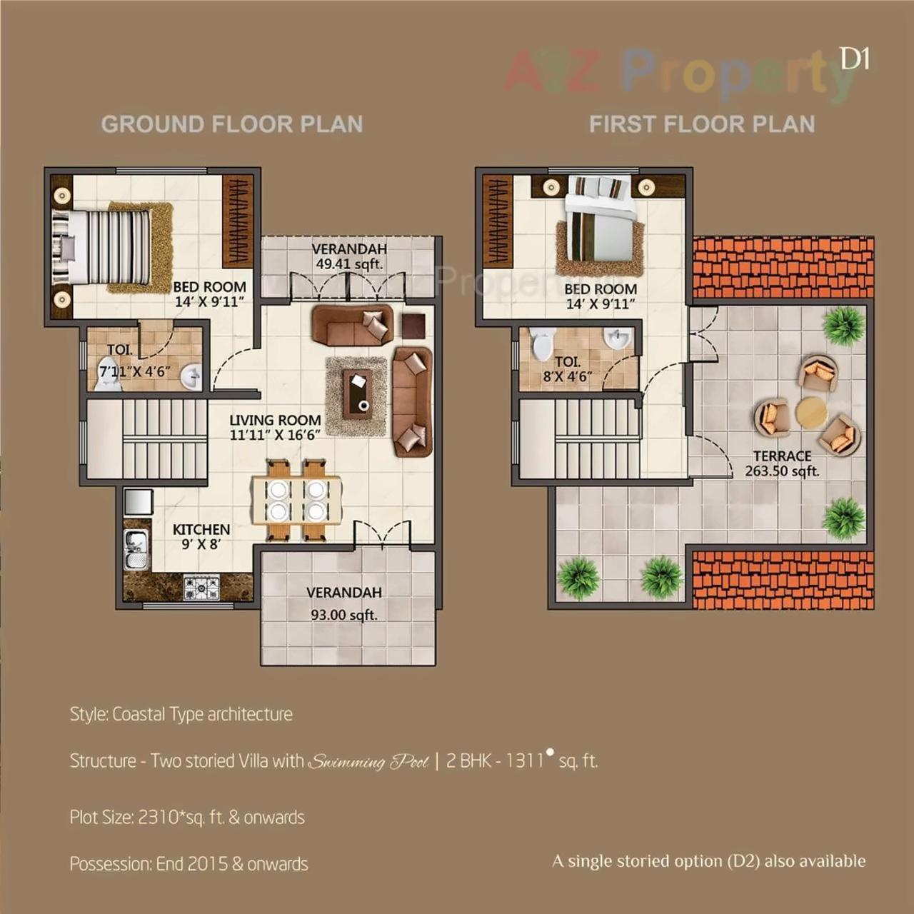 Layout of real estate project Blue Breeze located at Harnai, Ratnagiri, Maharashtra