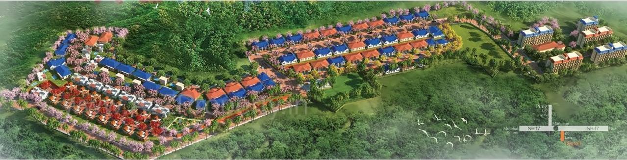 3D Elevation of real estate project Blue Breeze located at Harnai, Ratnagiri, Maharashtra