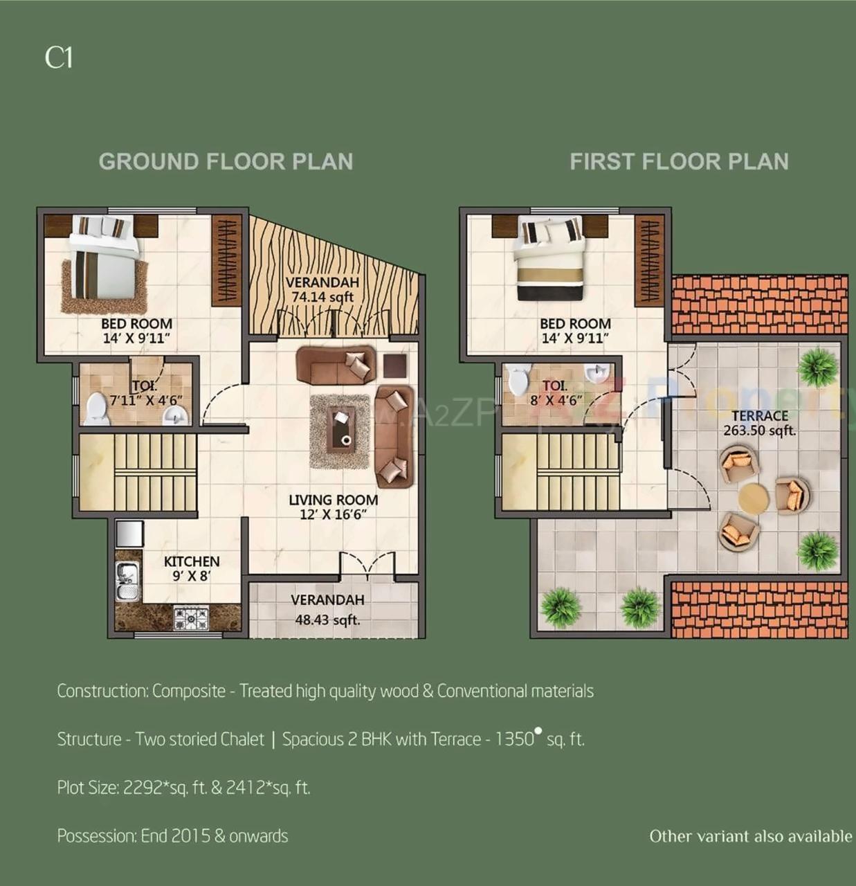 Layout of real estate project Blue Breeze located at Harnai, Ratnagiri, Maharashtra