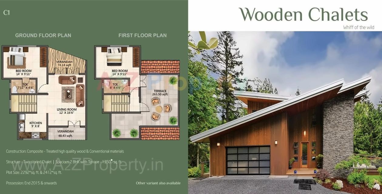 3D Elevation of real estate project Blue Breeze located at Harnai, Ratnagiri, Maharashtra