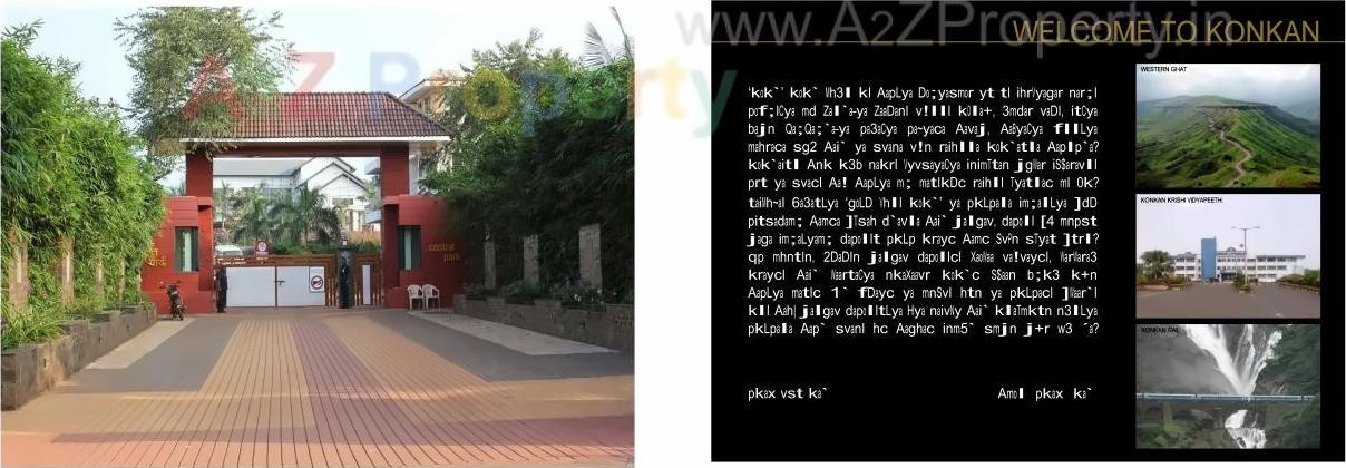 3D Elevation of real estate project Gold Valley Central Park located at Jalgaon, Ratnagiri, Maharashtra