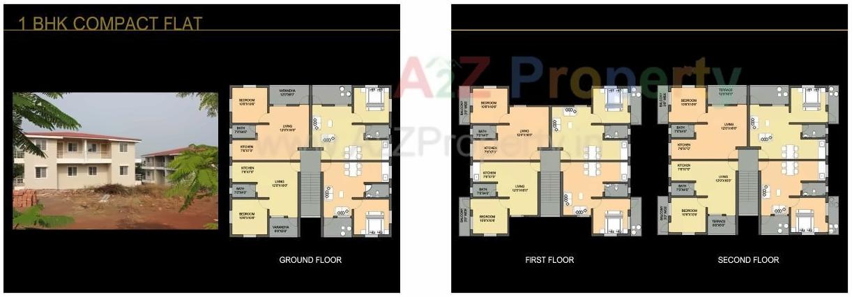 Layout of real estate project Gold Valley Central Park located at Jalgaon, Ratnagiri, Maharashtra