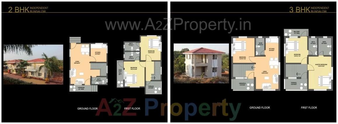 Layout of real estate project Gold Valley Central Park located at Jalgaon, Ratnagiri, Maharashtra