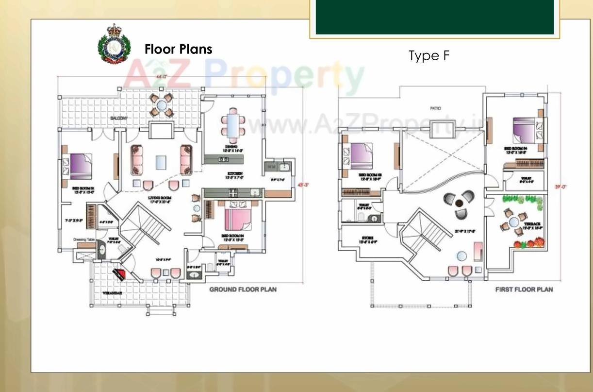 Layout of real estate project Kings Village located at Shirgaon, Ratnagiri, Maharashtra