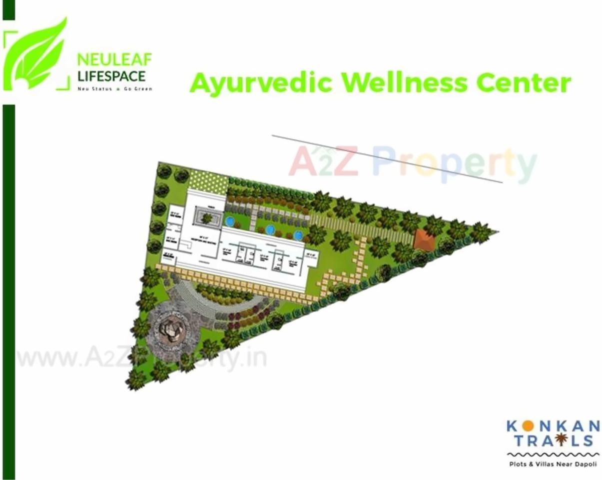 Layout of real estate project Konkan Trails Lifespace located at Agarwayangani, Ratnagiri, Maharashtra