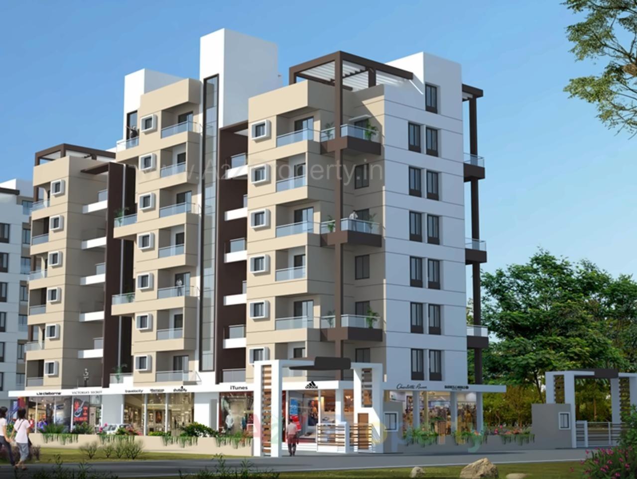 3D Elevation of real estate project Ksp Residency located at Nachane-ct, Ratnagiri, Maharashtra