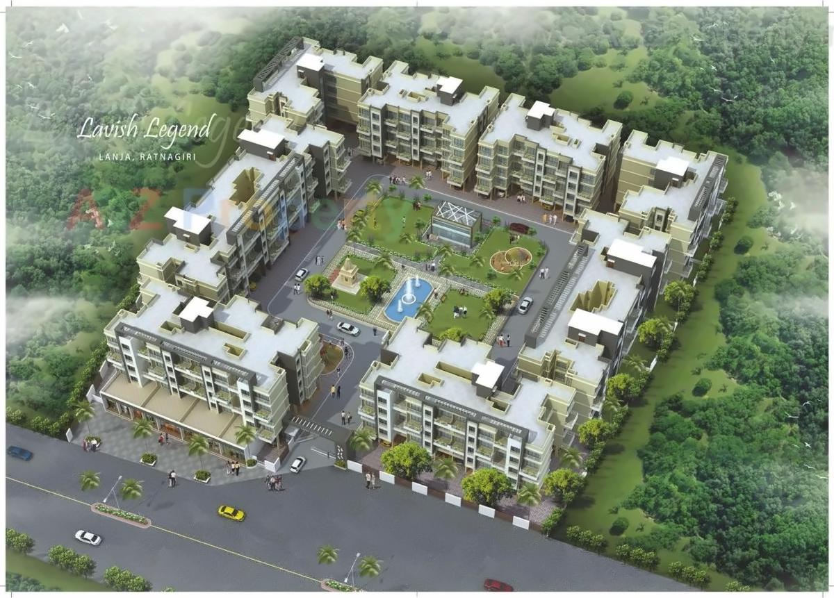 3D Elevation of real estate project Lavish Legend located at Lanja-ct, Ratnagiri, Maharashtra
