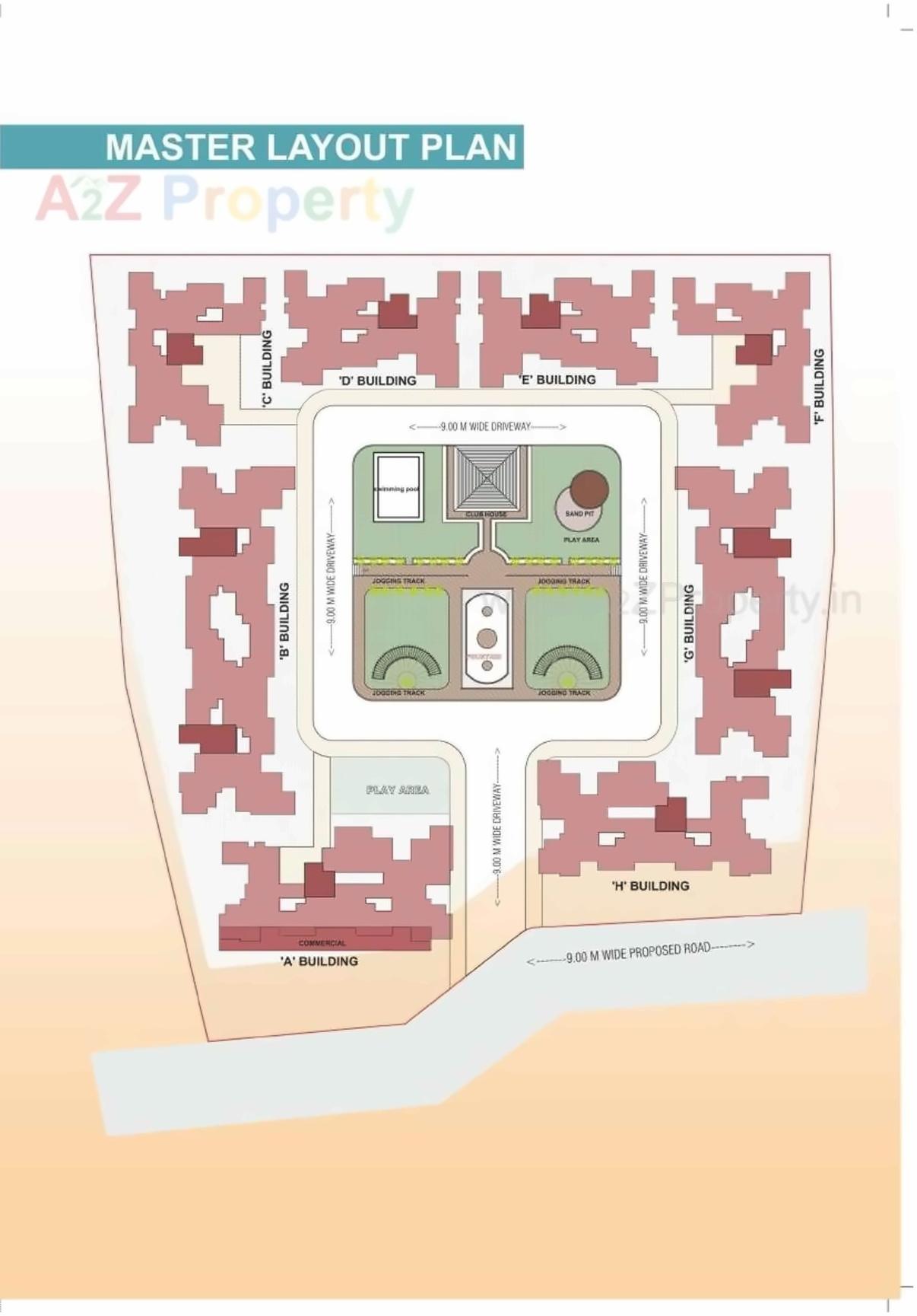 Layout of real estate project Lavish Legend located at Lanja-ct, Ratnagiri, Maharashtra