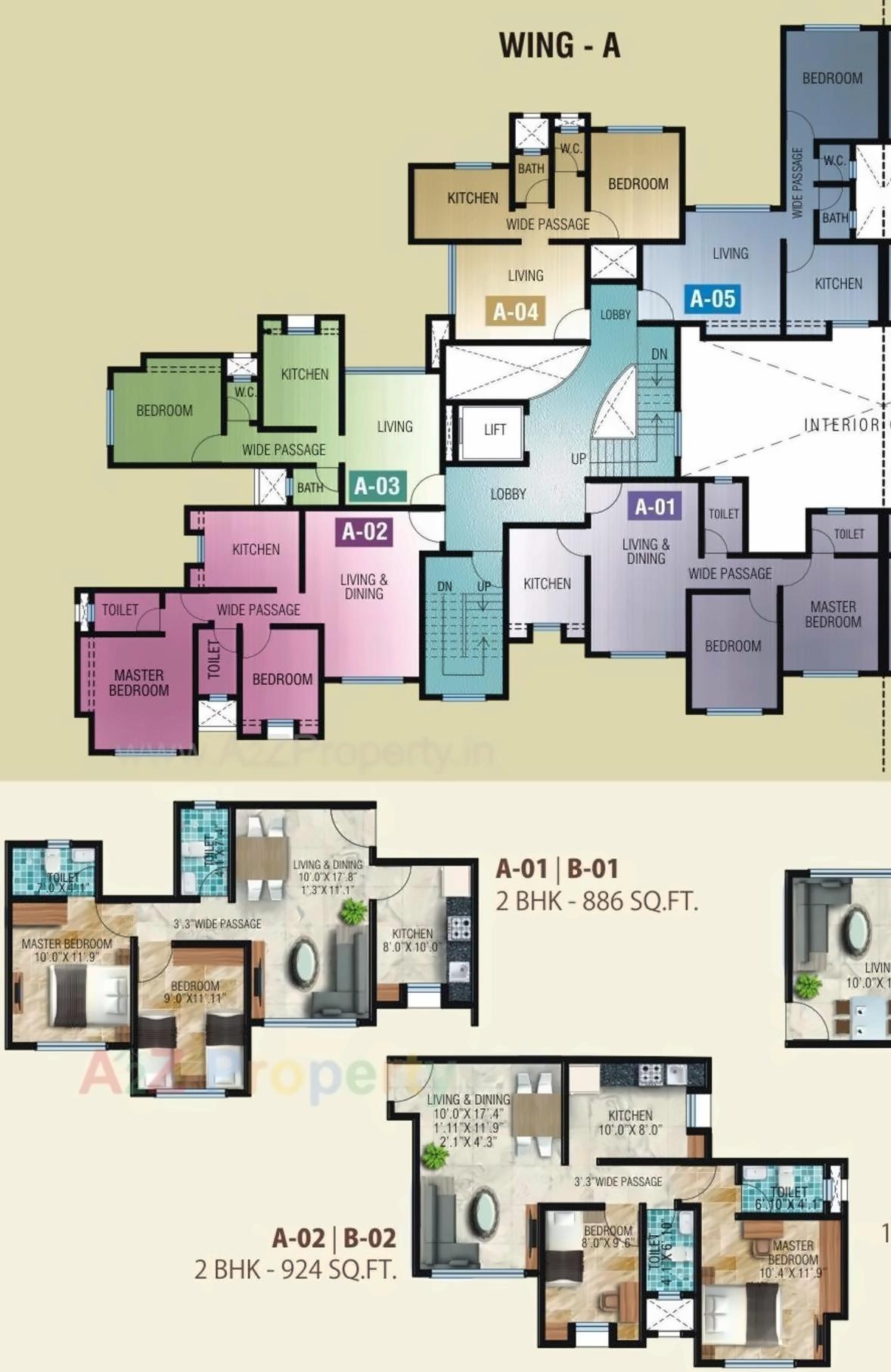 Layout of real estate project Laxmi Paradise located at Nachane-ct, Ratnagiri, Maharashtra