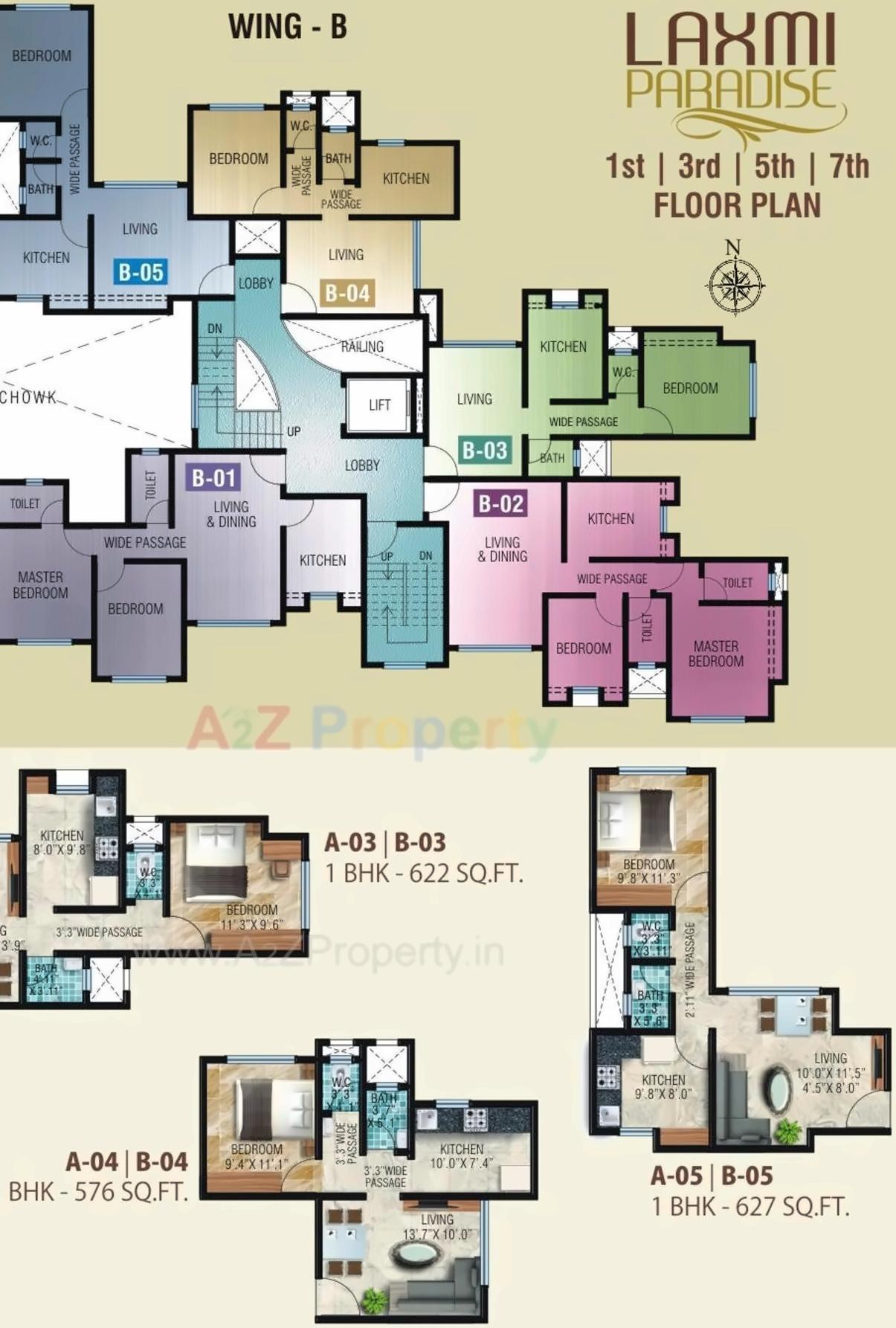 Layout of real estate project Laxmi Paradise located at Nachane-ct, Ratnagiri, Maharashtra